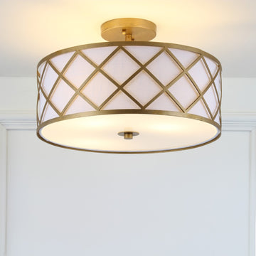 Elizabeth Metal LED Flush Mount - JONATHAN Y